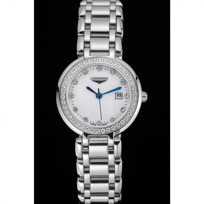 High Quality Longines PrimaLuna Stainless Steel Diamonds Case 622588-1