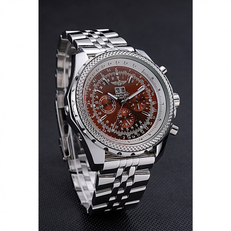 Breitling Bentley 6.75 Speed Bronze Dial Stainless Steel Case And Bracelet 622213-2