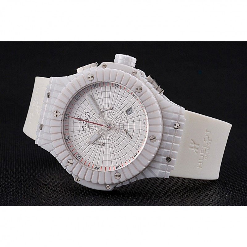 Cheap Hublot Big Bang Caviar White Dial-4