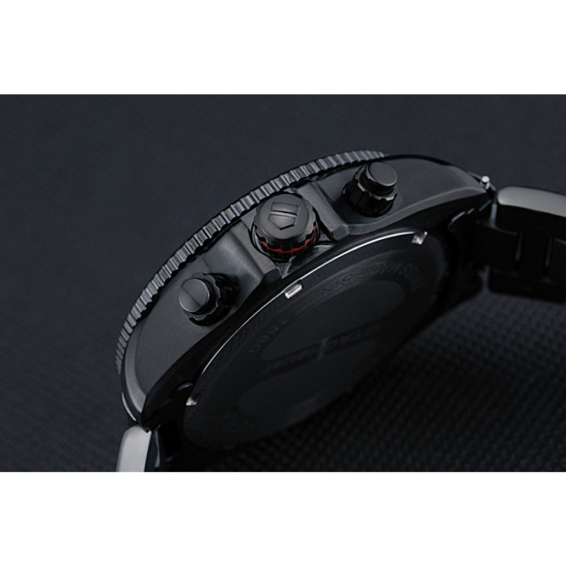 Tag Heuer Carrera Black Stainless Steel Case White Dial 98241-6
