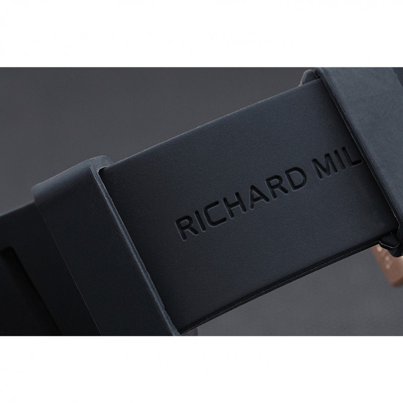 Cheap Replica Watches Richard Mille RM 35-01 Rafael Nadal Gold Case Black Rubber Bracelet 1454197-5