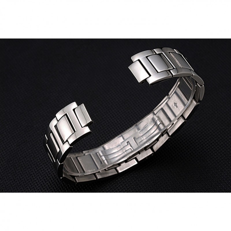 Cartier Brushed Stainless Steel Link Bracelet 622605-2