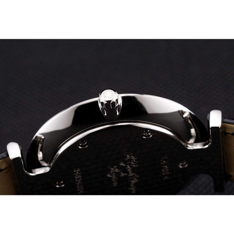 SS Swiss Longines Grande Classique White Dial Roman Numerals Stainless Steel Case Black Leather Strap-8