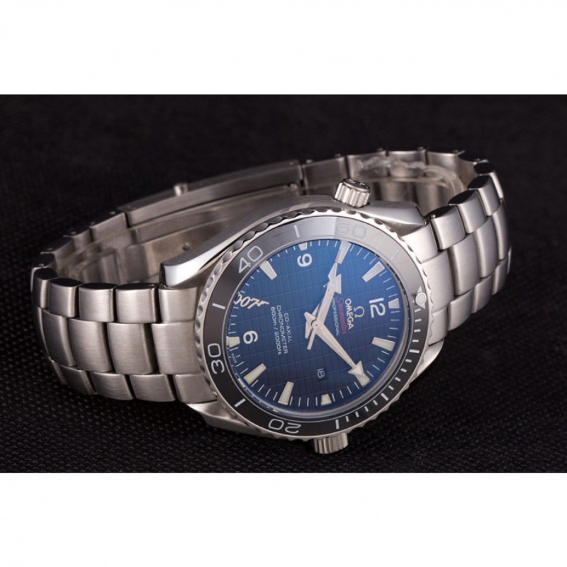 Cheap Swiss Omega James Bond Skyfall Black Dial and Black Bezel som74 621407-3