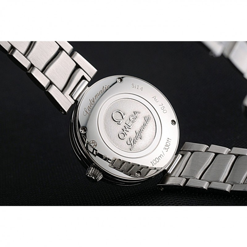 Omega Ladymatic Purple Dial Stainless Steel Bracelet 622459-7