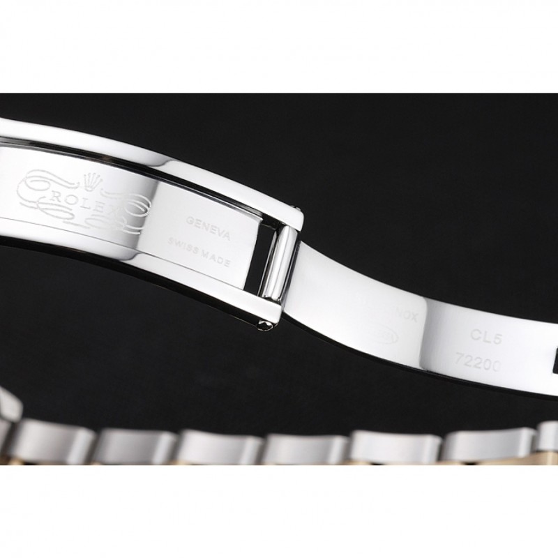 Swiss Rolex Yacht-Master Champagne Dial Gold Bezel Stainless Steel Case Two Tone Bracelet-6