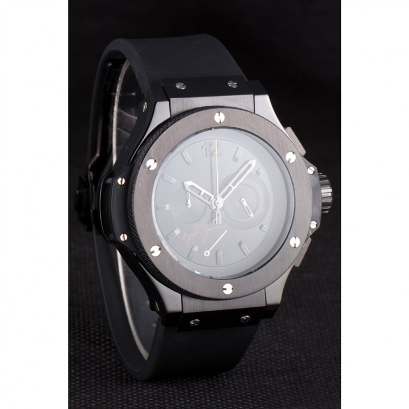Luxury Replica Watches Hublot Limited Edition Ayrton Senna Black Dial Watch-2