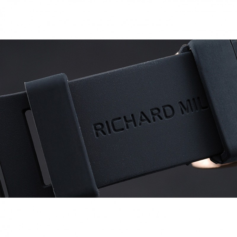 Richard Mille Tourbillon Skull RM 052 Rose Gold Case Black Rubber Bracelet 1454252-7