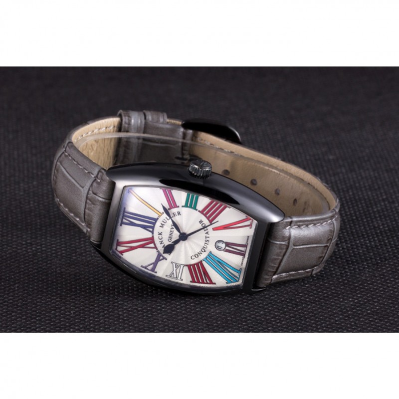 Franck Muller Casablanca Black Croco Leather Band 621641-3