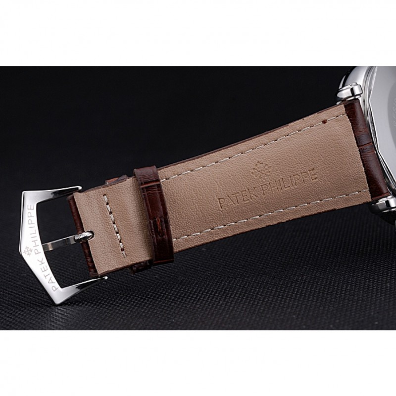Patek Philippe Grand Complications Perpetual Calendar Stainless Steel Case White Dial Silver Chronograph 622264-6