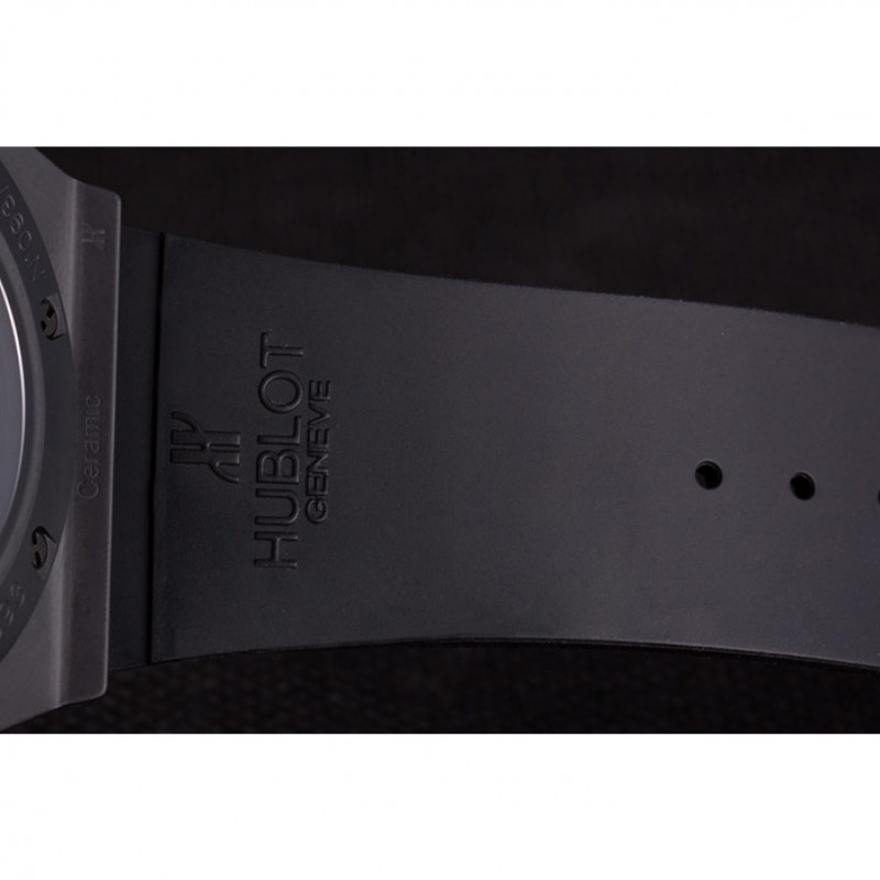 Swiss Hublot King Power Black Dial with Rubber Band shb10 621403-8