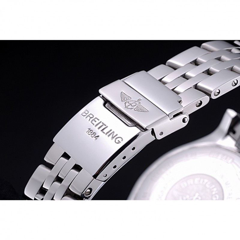 Breitling Chronomat Evolution Black Dial Stainless Steel Bracelet 622515-5