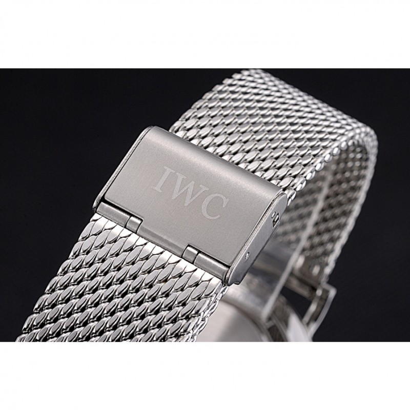 Swiss IWC Portofino Stainless Steel Case White Dial Steel Bracelet 622670-5