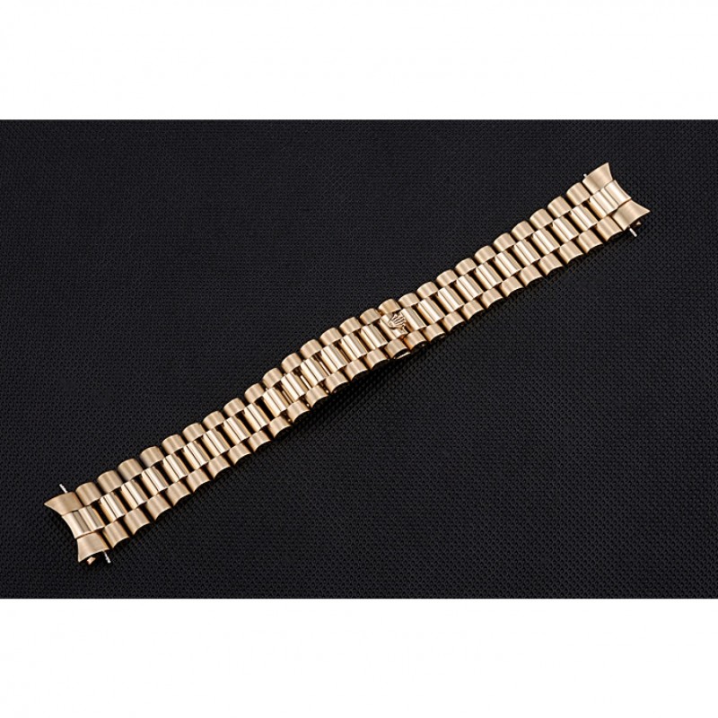 Rolex Polished and Brushed Gold Bracelet 622490-3