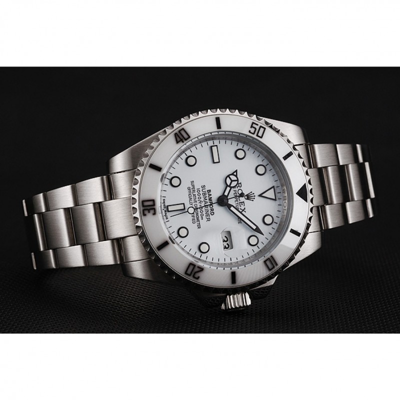 Rolex Submariner Bamford White Dial Stainless Steel Bracelet 1453863-3