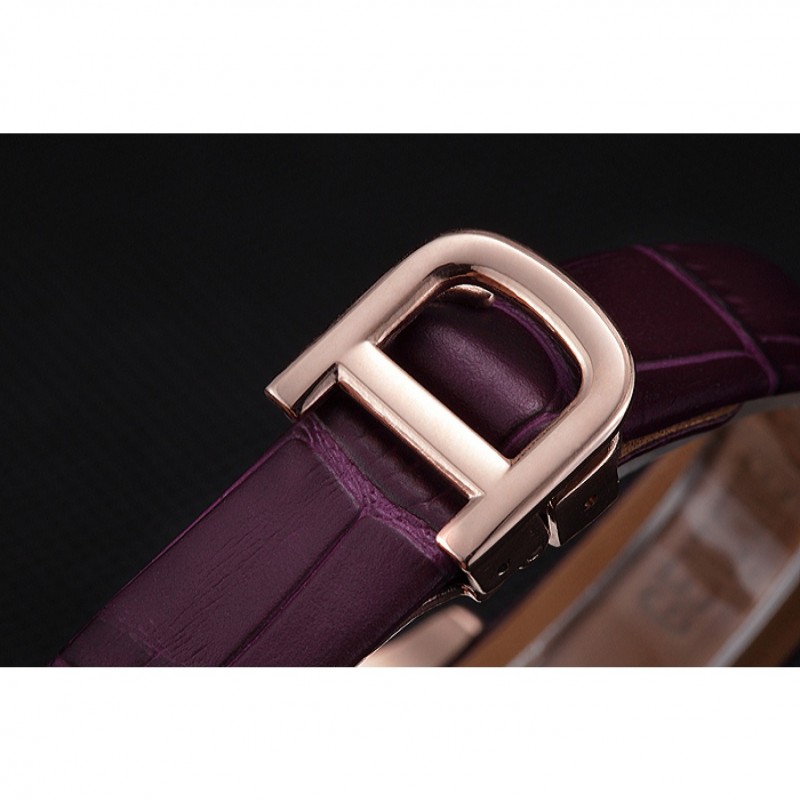 Cartier Santos 100 Diamond Rose Gold Bezel 621913-5