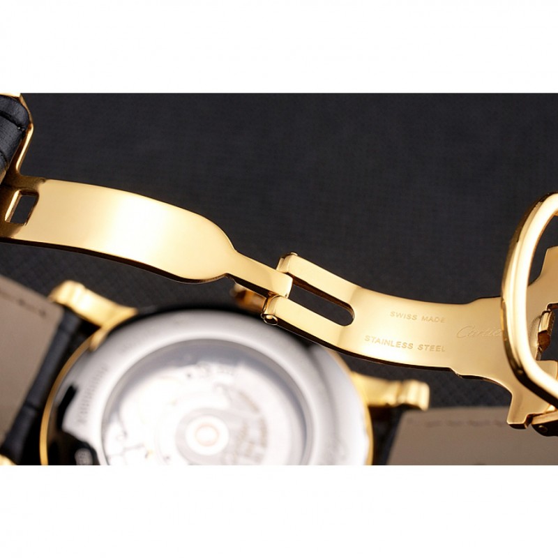 Swiss Cartier Ballon Bleu GMT Silver Dial Rose Gold Case And Bracelet-6