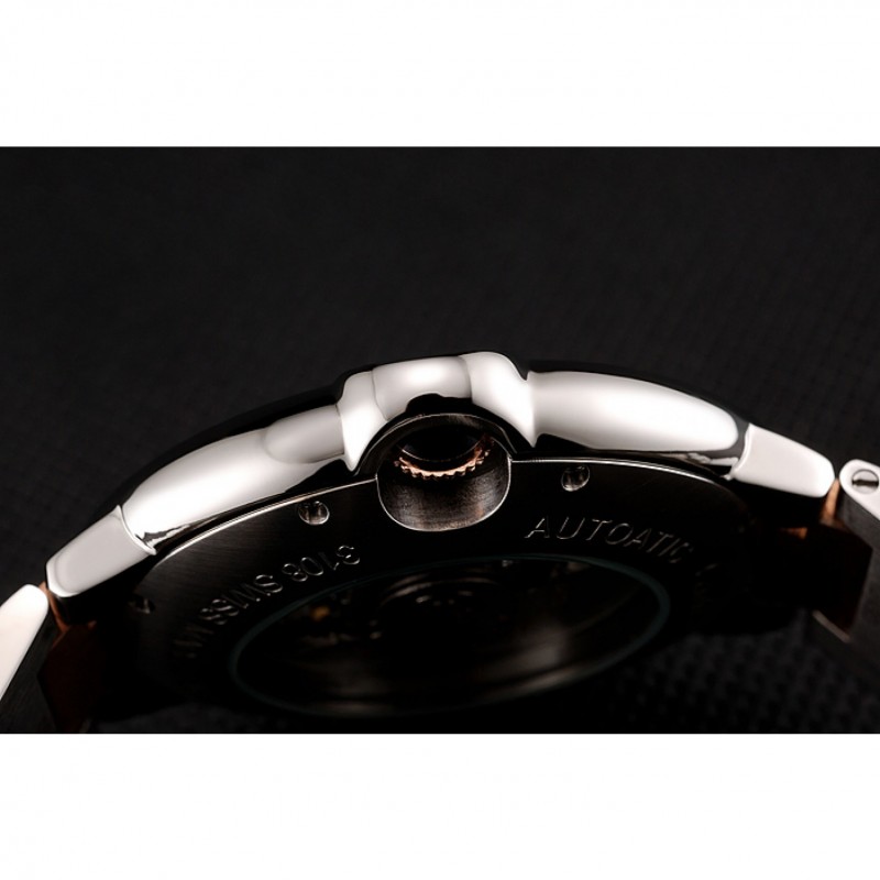 Swiss Cartier Ballon Bleu Two Timezone White Dial Diamond Case Gold And Silver Bracelet 1453876-7