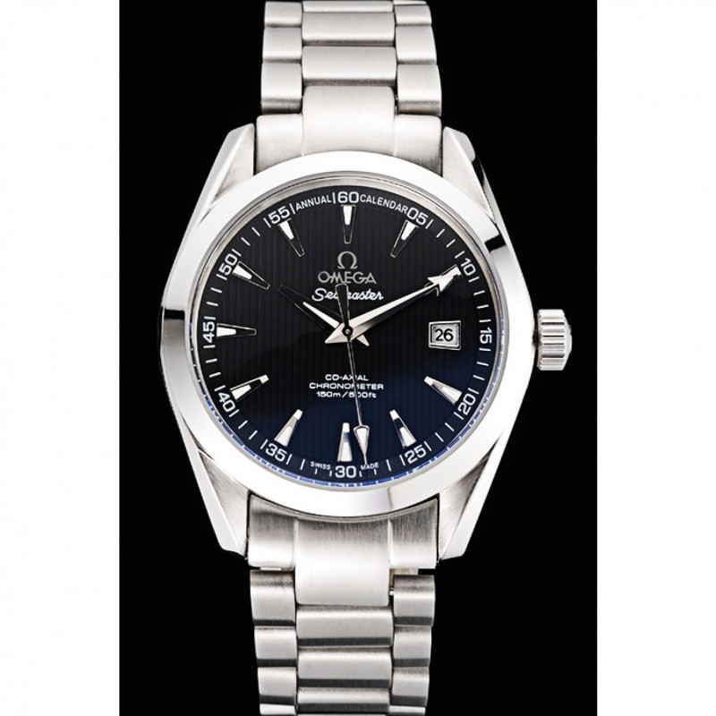 Omega Seamaster Black Dial Stainless Steel Band 622165-1