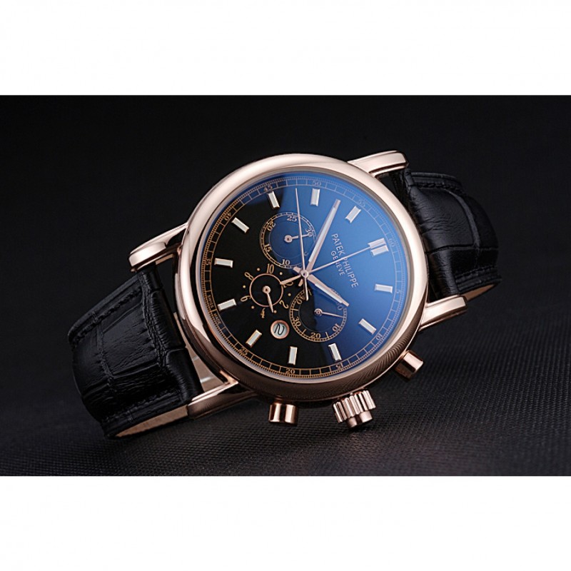 Patek Philippe Grand Complications Perpetual Calendar Black Dial 622263-3
