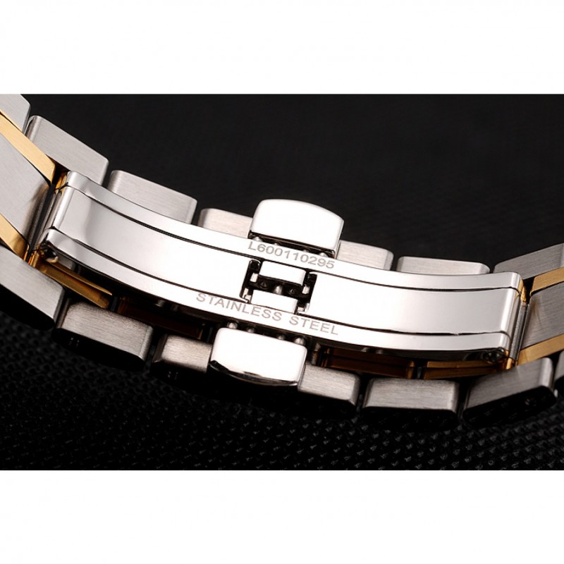 Swiss Longines Master White Dial Diamond Hour Markers Two Tone Stainless Steel Bracelet 1453930-5