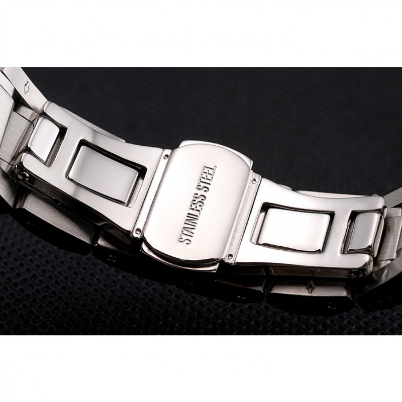Cheap Burberry The City Pink Dial Rose Gold Diamond Bezel Stainless Steel Case Two Tone Bracelet-6