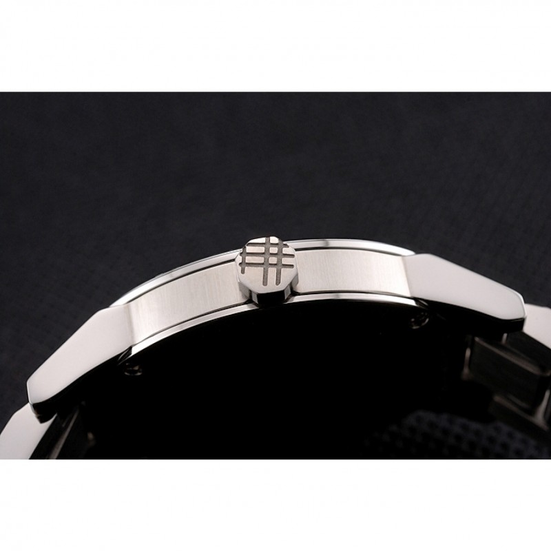 High End Burberry The City Black Dial Stainless Steel Case And Bracelet-7