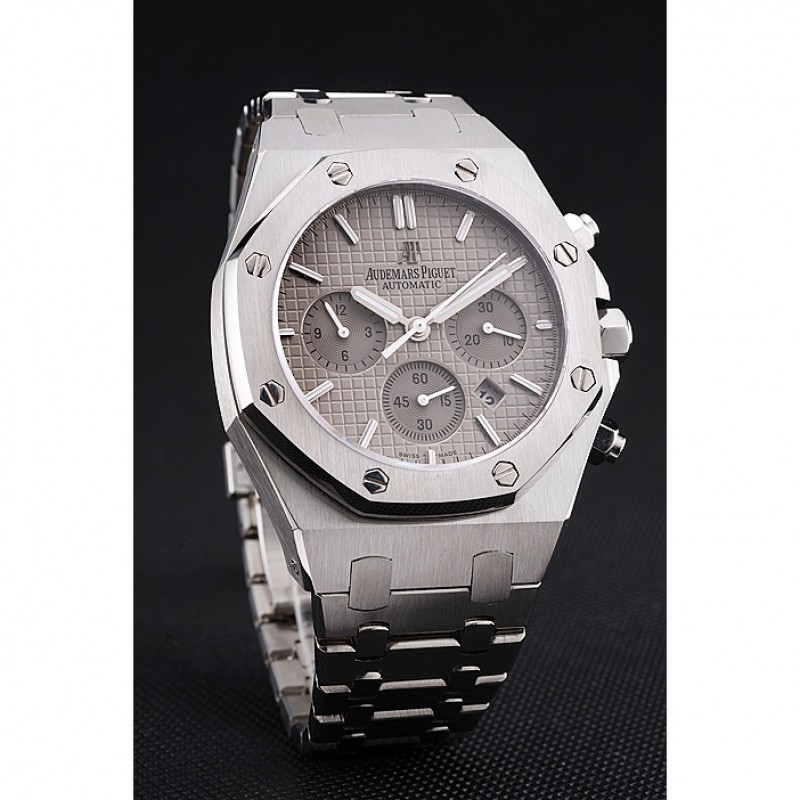 Swiss Audemars Piguet Royal Oak Chronograph Grey Dial Stainless Steel Case And Bracelet 622869-2