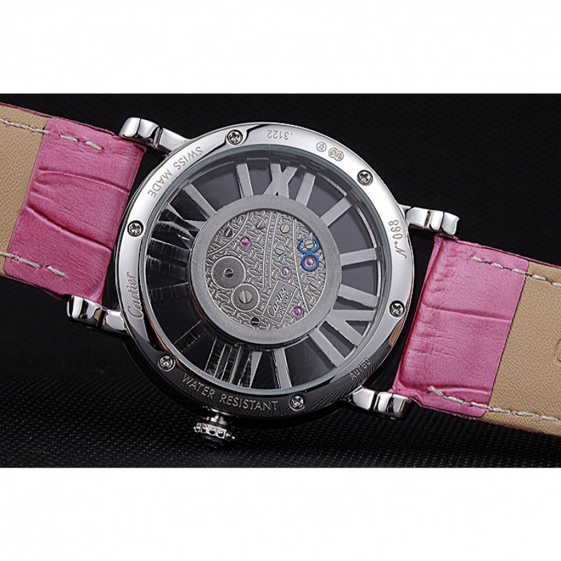Cartier Rotonde Skeleton Flying Tourbillon Pink 621973-7