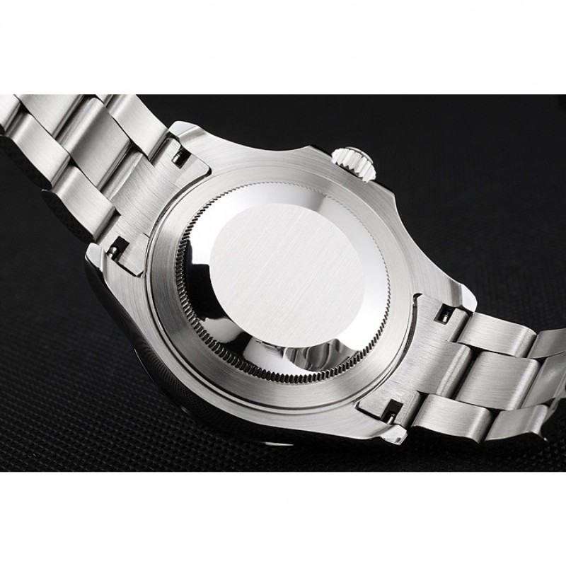 High Quality Swiss Rolex Yacht-Master Black Dial Stainless Steel Case And Bracelet-7