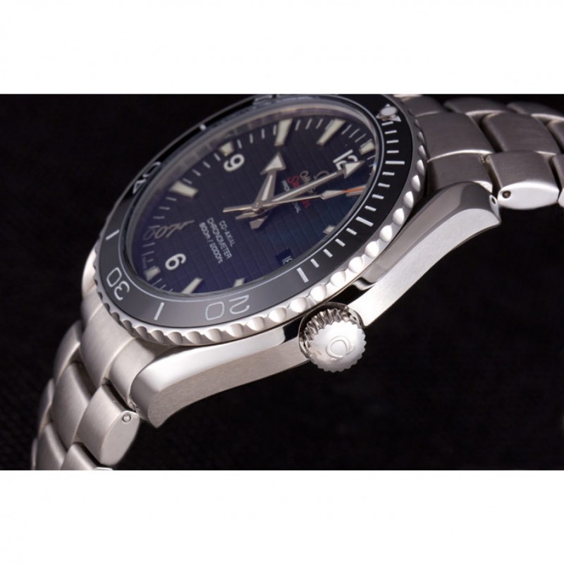 Cheap Swiss Omega James Bond Skyfall Black Dial and Black Bezel som74 621407-5
