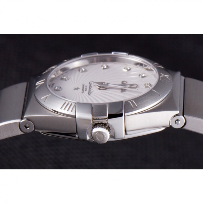 Omega Constellation White Dial Stainless Steel Band 621457-5