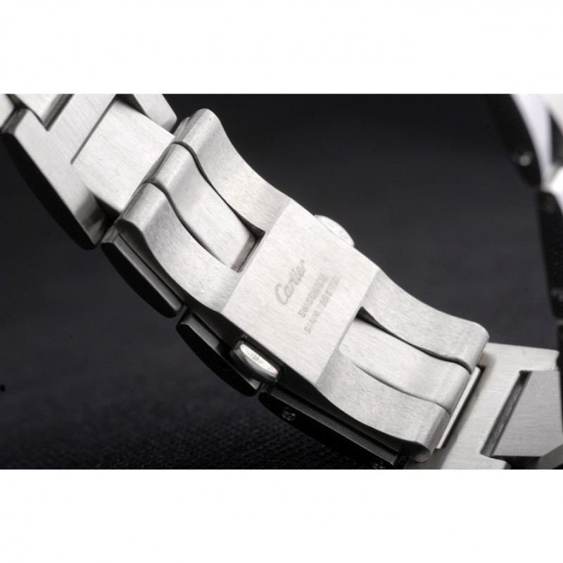 High Quality Replica Watches Cartier Ballon Bleu 42mm Black Dial Stainless Steel Case And Bracelet-6