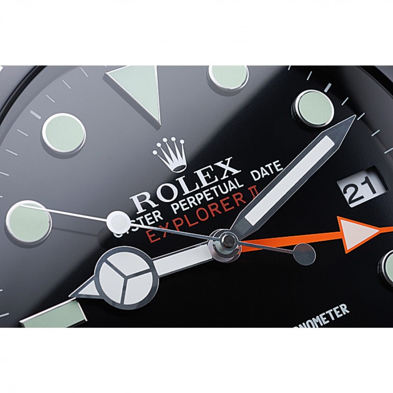 Rolex Explorer II Wall Clock Black 622477-3