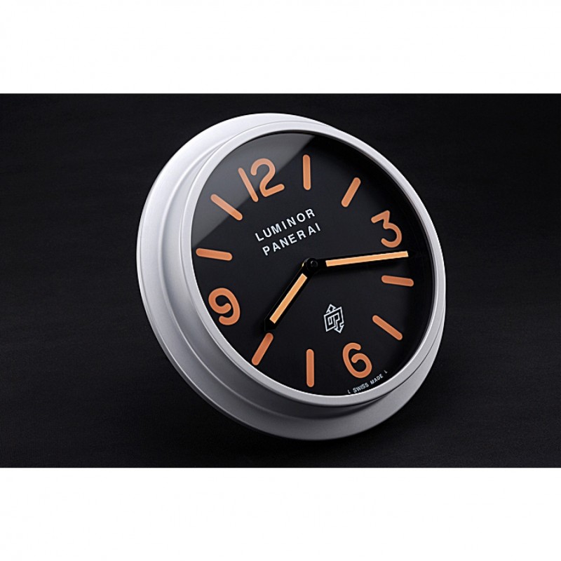 Panerai Luminor Marina Wall Clock Black-Orange 622472-2