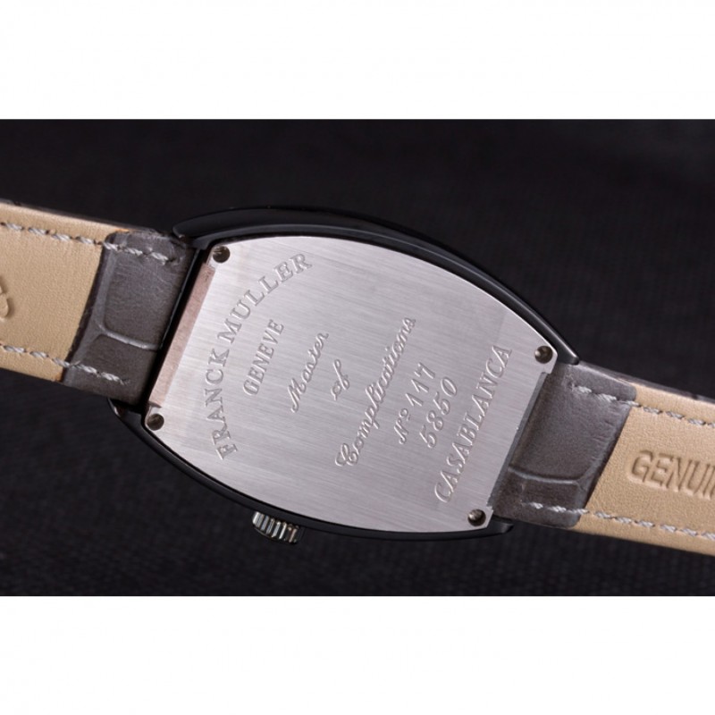Franck Muller Casablanca Black Croco Leather Band 621641-7