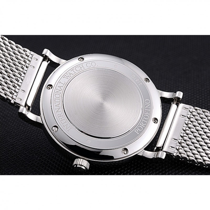 Swiss IWC Portofino Stainless Steel Case White Dial Steel Bracelet 622670-7