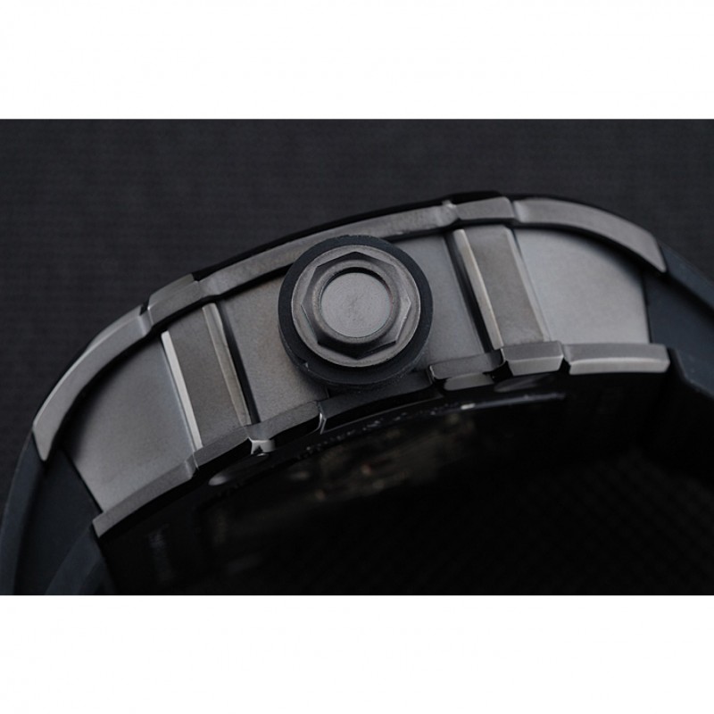 Richard Mille Tourbillion Rafael Nadal RM 27-01 Black Case Black Rubber Bracelet 1454253-6