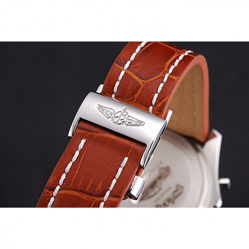 Breitling Bentley Mulliner Tourbillon Brown Dial Stainless Steel Case Brown Leather Strap 622727-5