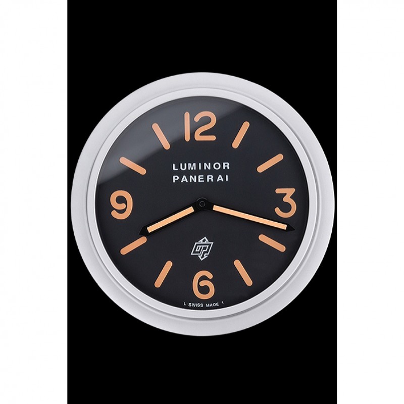 Panerai Luminor Marina Wall Clock Black-Orange 622472-1