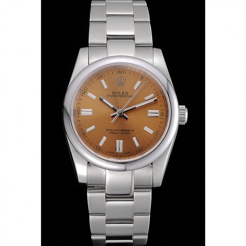 Rolex Oyster Perpetual DateJust Stainless Steel Case Champagne Dial Stainless Steel Bracelet 622639-1