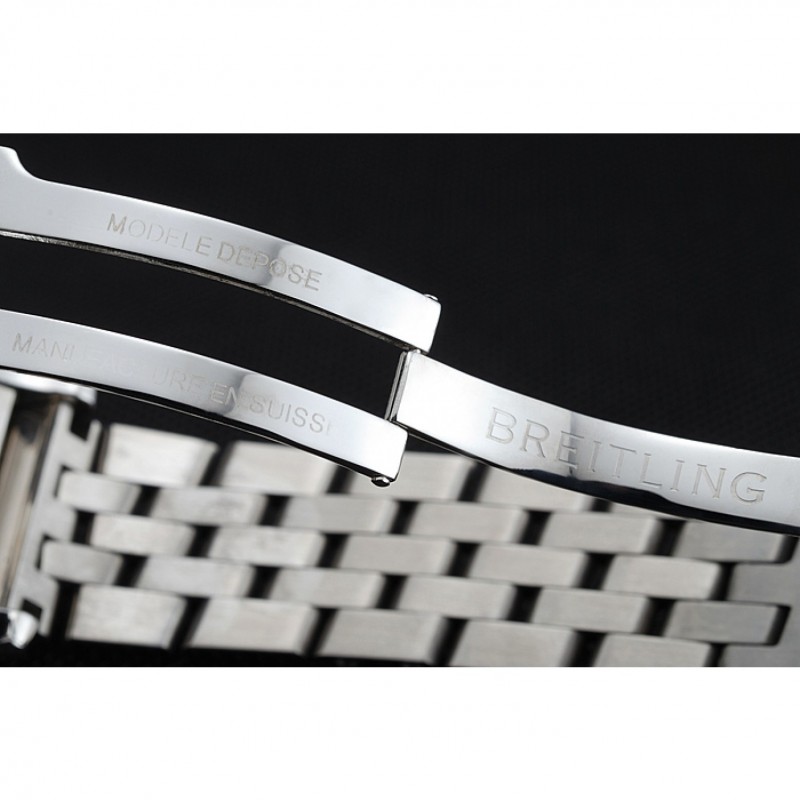Swiss Breitling Certifie Stainless Steel Bezel Grey Dial 80287-7
