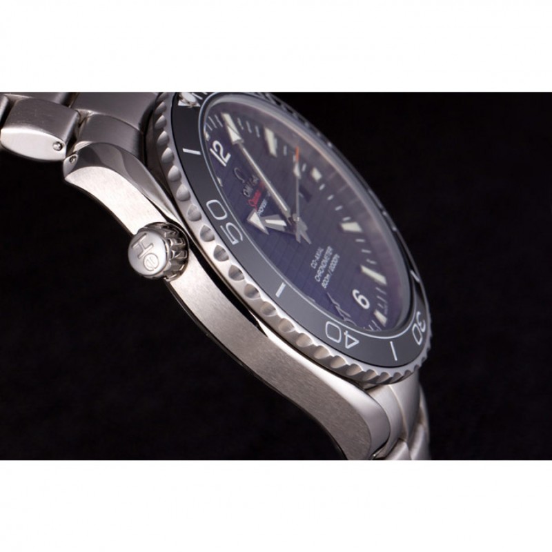 Cheap Swiss Omega James Bond Skyfall Black Dial and Black Bezel som74 621407-6