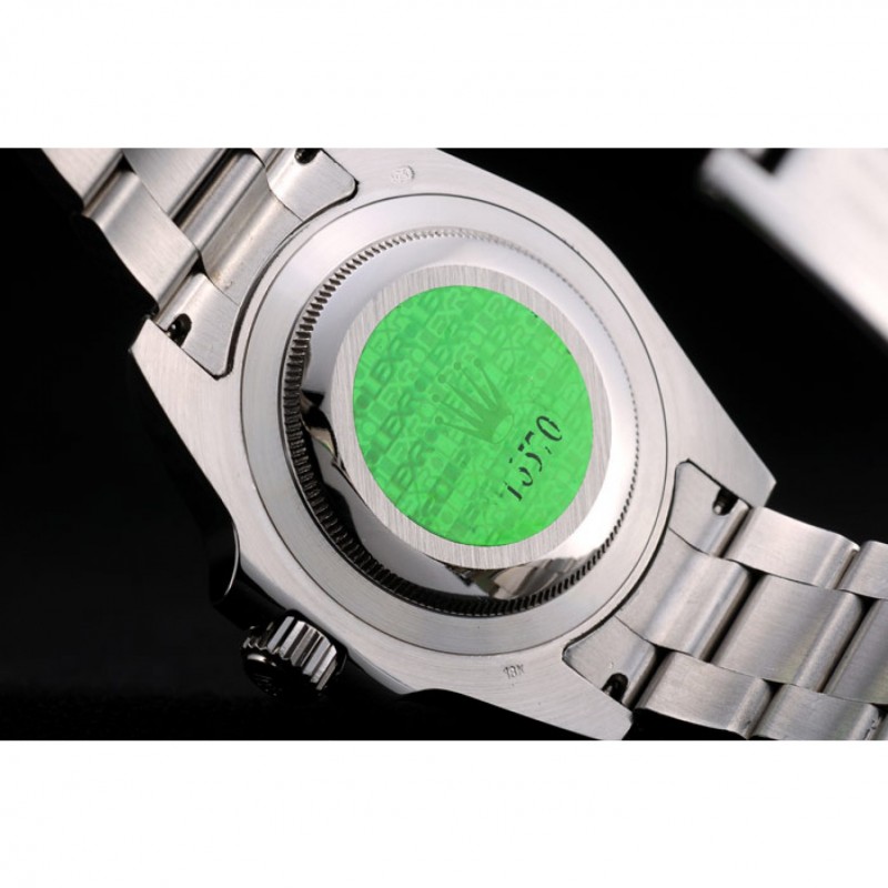 High End Rolex Swiss Explorer Stainless Steel Bezel Black Dial Watch-7
