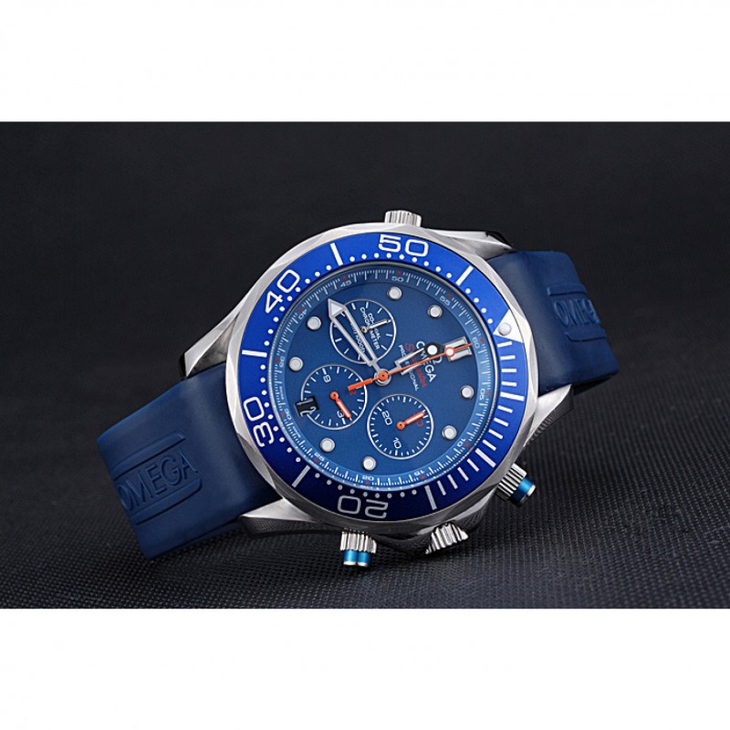 Luxury Replica Watches Omega Seamaster Professional Emirates Team 2013 Blue 622045-3