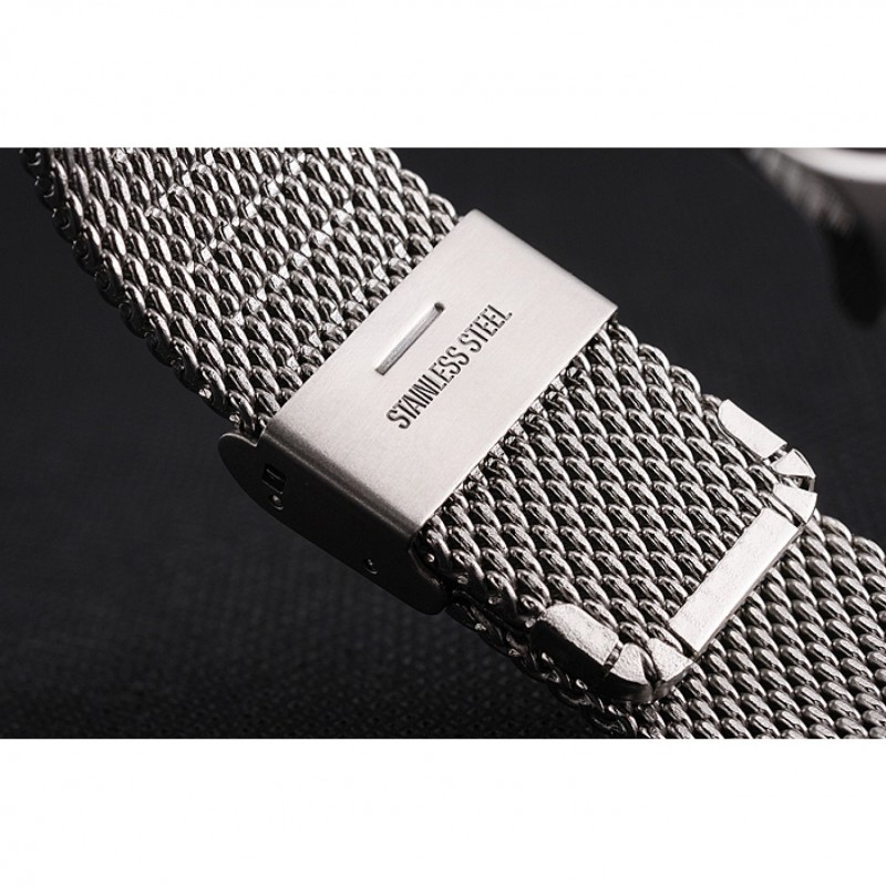 Patek Philippe Calatrava Small Seconds White Dial Stainless Steel Case And Bracelet-6