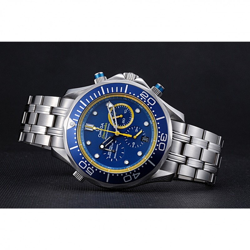 Luxury Omega Seamaster Professional Emirates Team 2013 Blue 622056-4