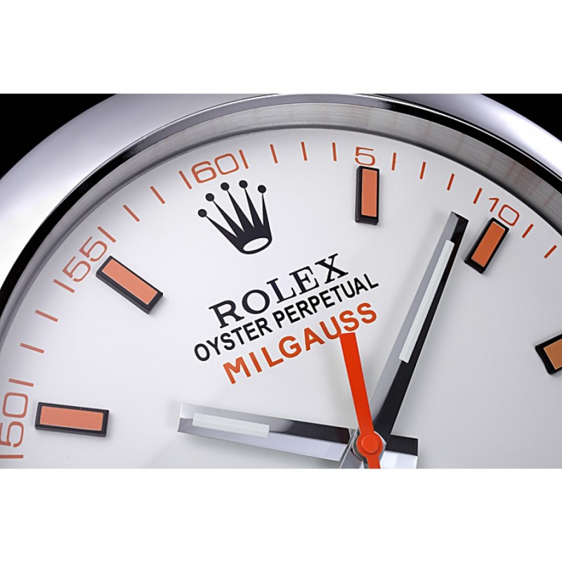Rolex Milgauss Wall Clock Silver 621910-3