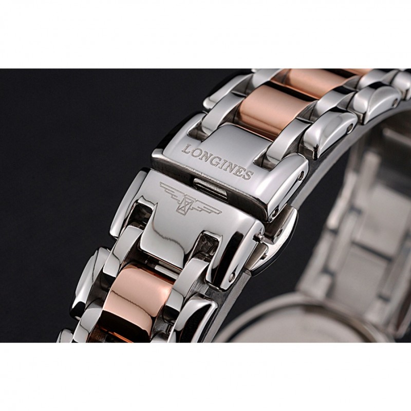 Longines PrimaLuna Stainless Steel And Gold Diamond Case 622585-5