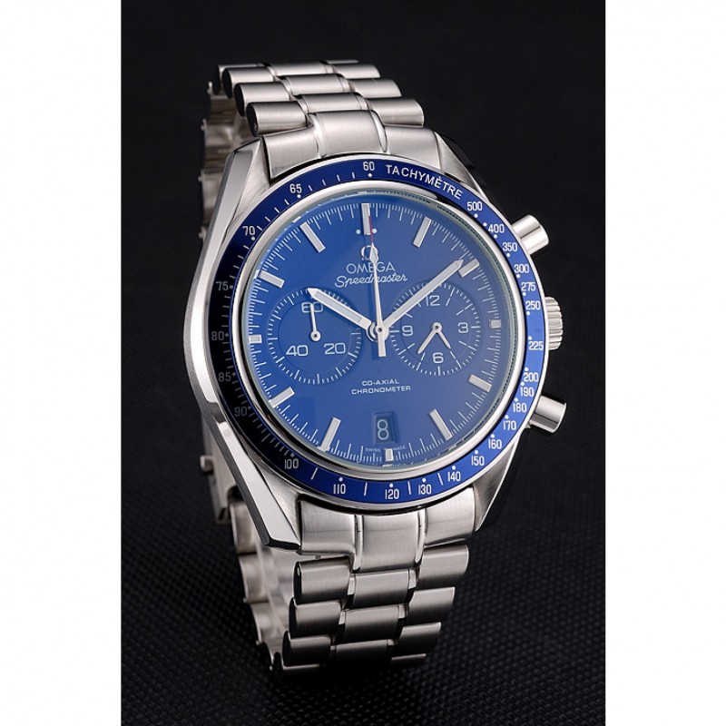 Omega Speedmaster Blue Dial Stainless Steel Case And Bracelet 622802-2